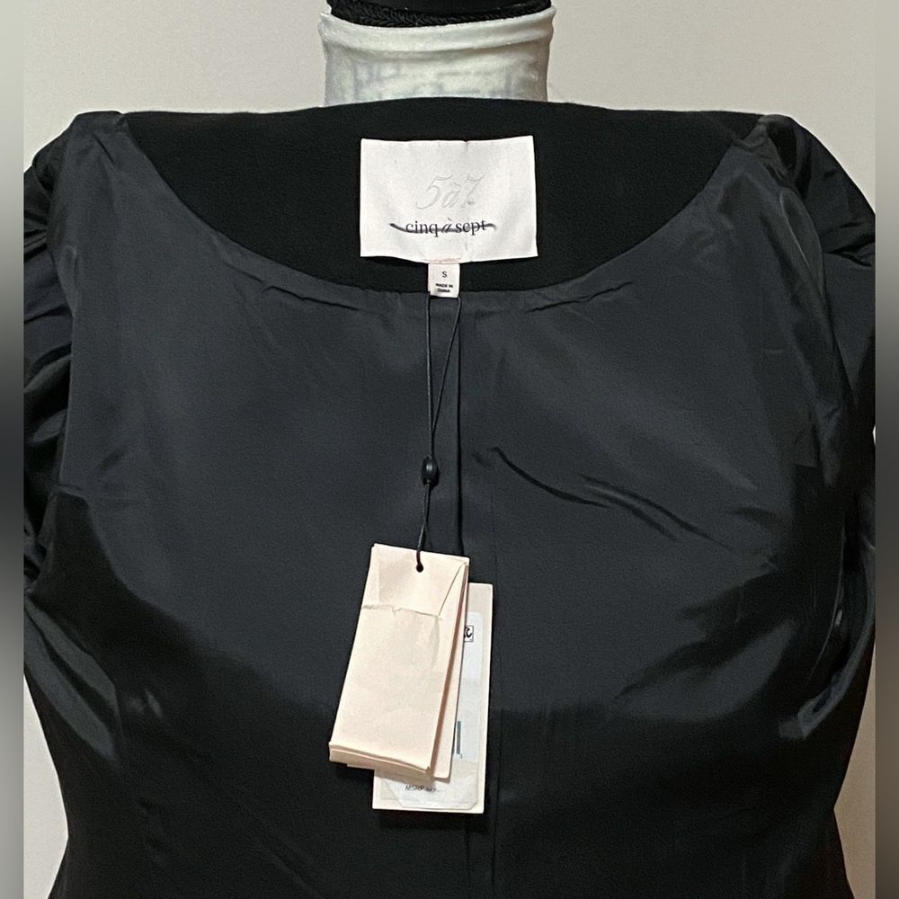 Cinq à Sept Roxie Lace-Trim Tailored Coat size S - Picture 15 of 16